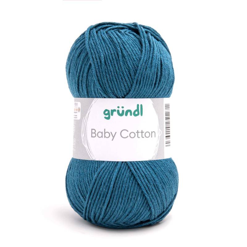 Gründl Wolle Baby Cotton 50 g petrol von gründl