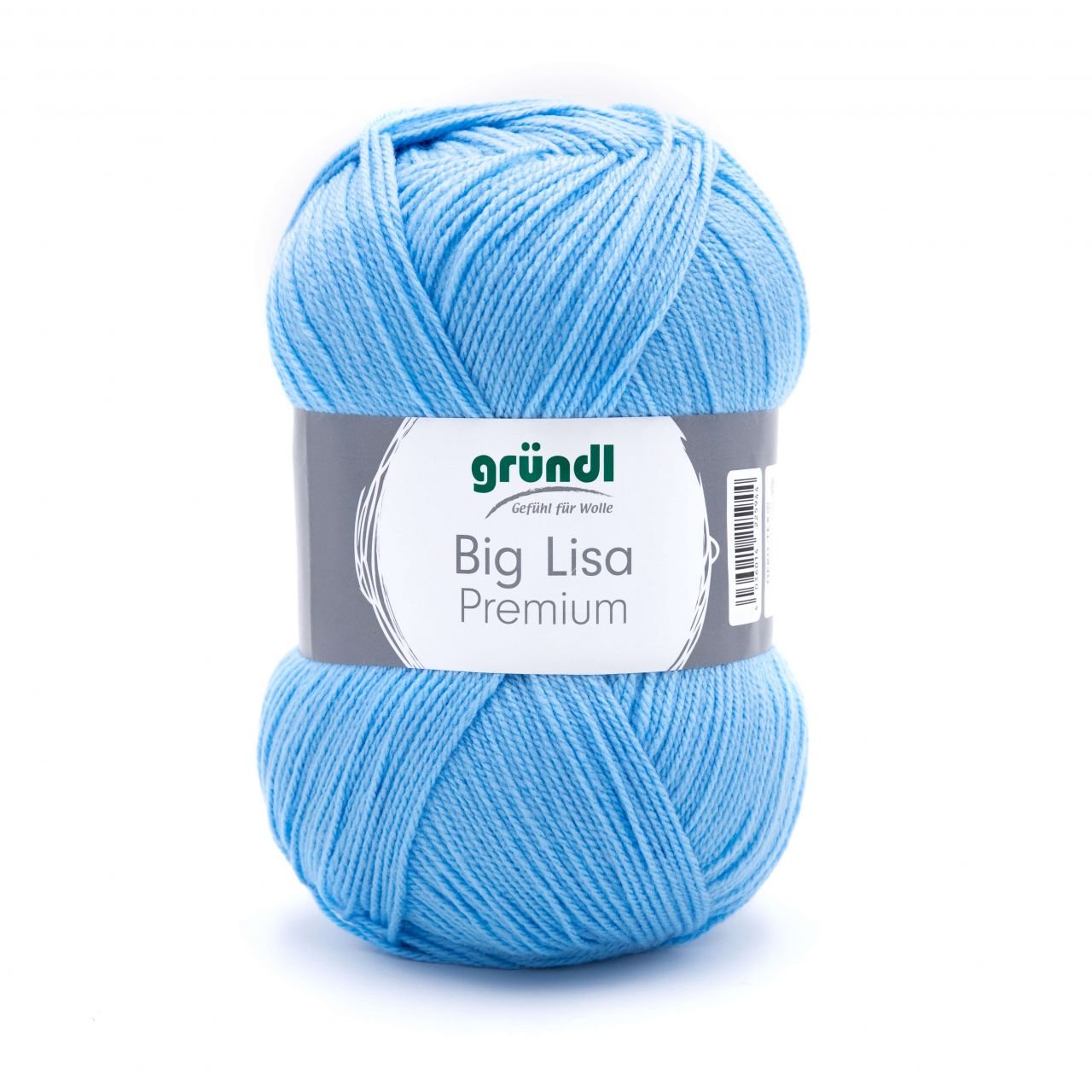 Gründl Wolle Big Lisa Premium uni 250 g hellblau von gründl