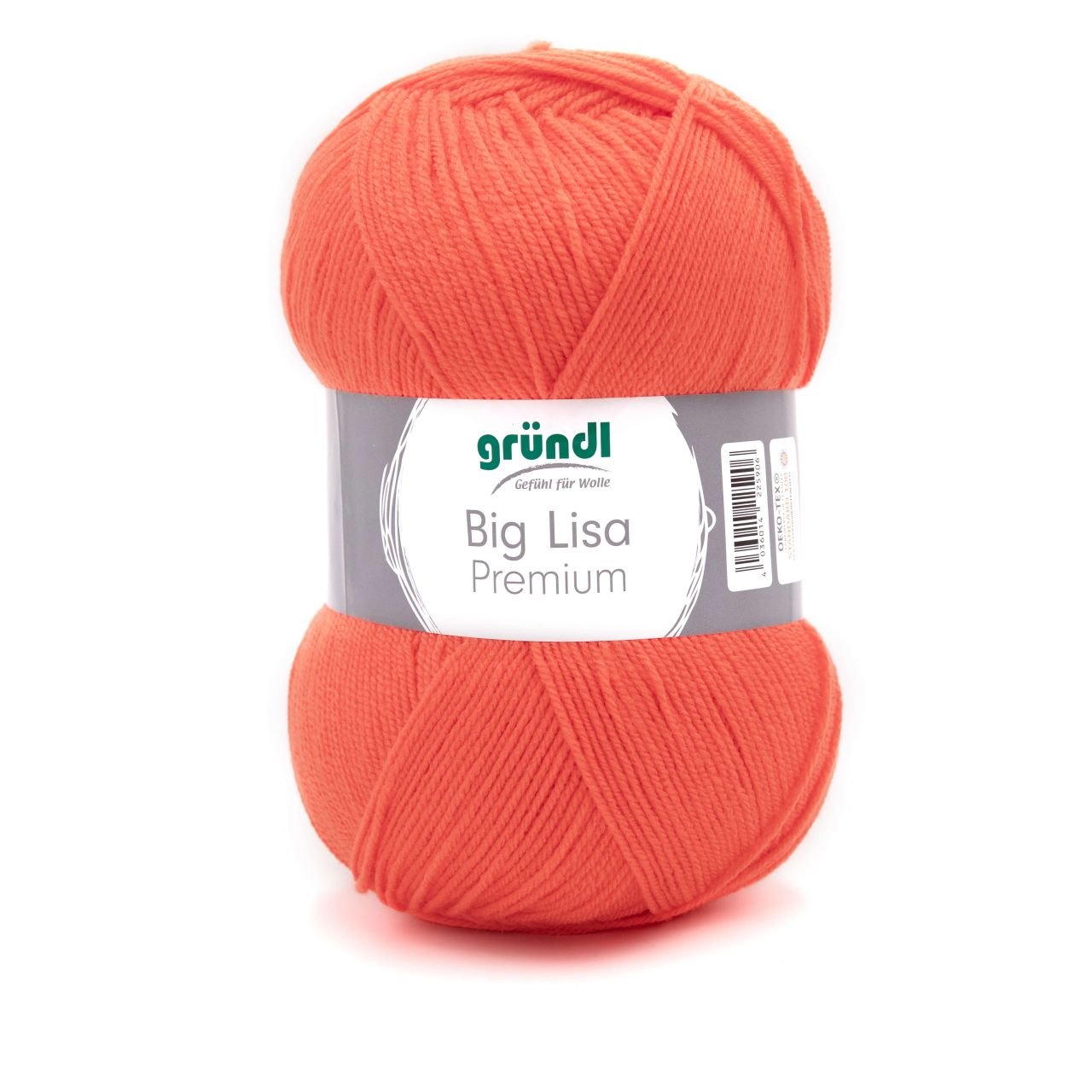Gründl Wolle Big Lisa Premium uni 250 g orange von gründl