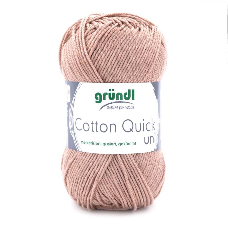 Gründl Wolle Cotton Quick 50 g uni beige von gründl