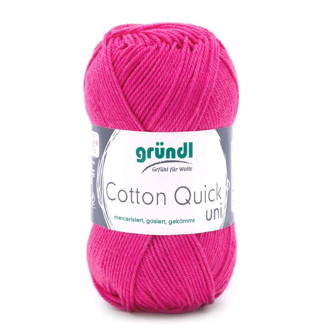 Gründl Wolle Cotton Quick 50 g uni pink von gründl