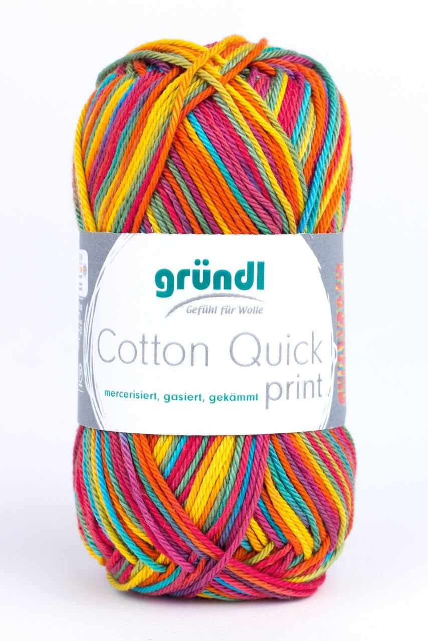 Gründl Wolle Cotton Quick print 50 g carneval multicolor von gründl
