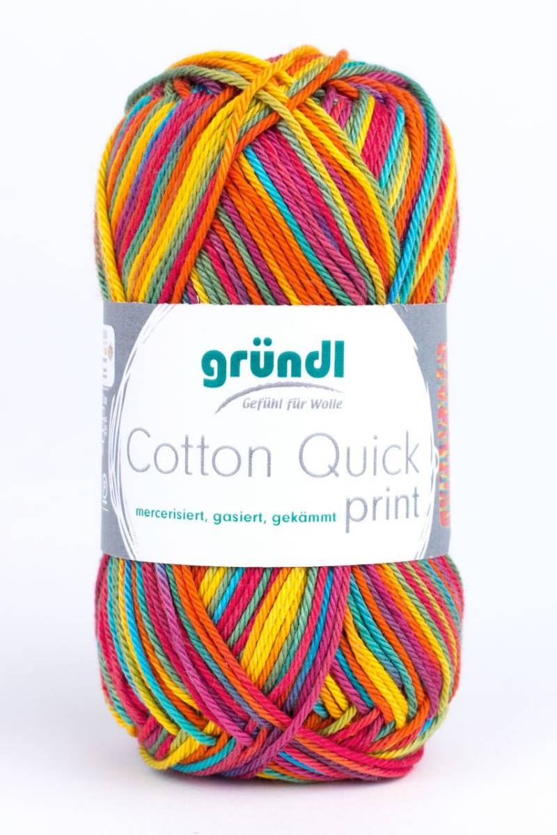 Gründl Wolle Cotton Quick print 50 g carneval multicolor von gründl