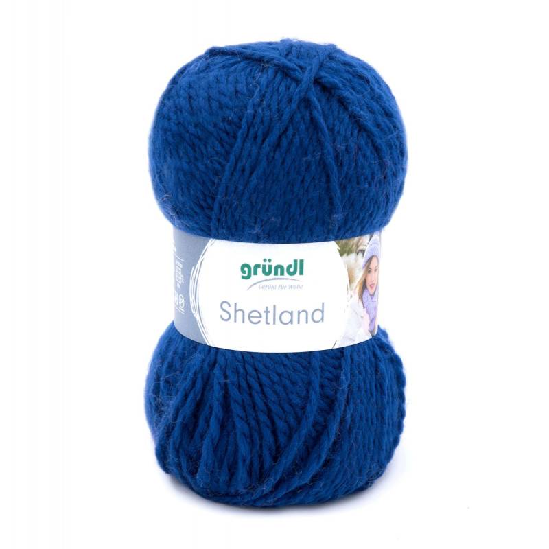 Gründl Wolle Shetland 100 g blau von gründl