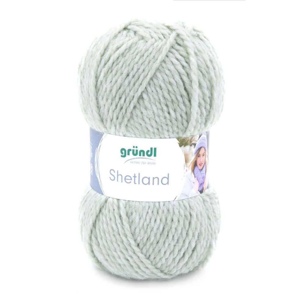 Gründl Wolle Shetland 100 g moos melange 100 g von gründl