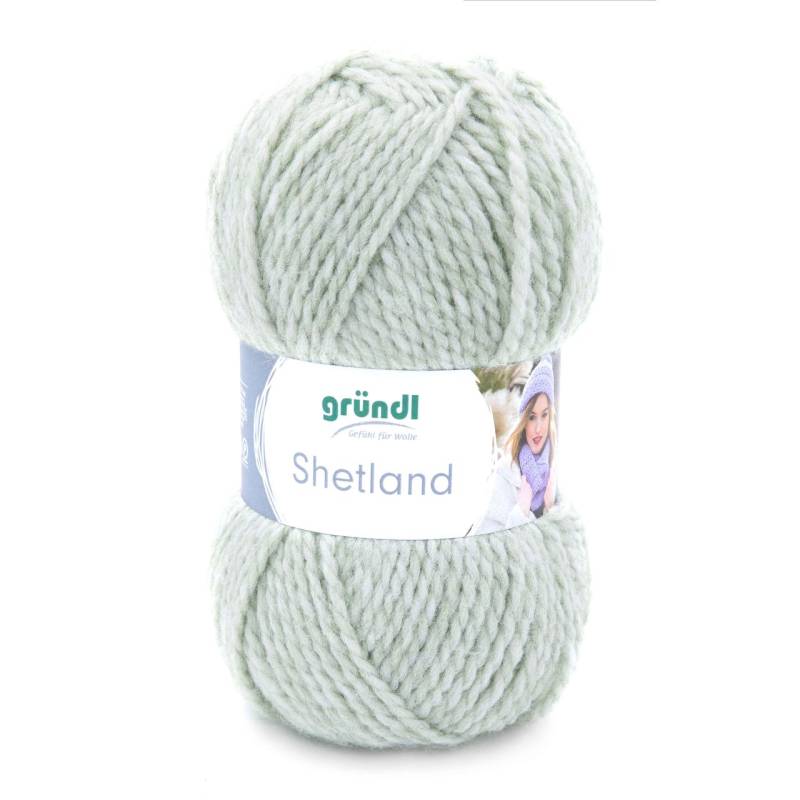 Gründl Wolle Shetland 100 g moos melange 100 g von gründl