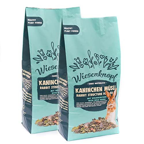 Wiesenknopf Kaninchen Müsli 2 x 6 kg Wiesenknopf Kaninchen Müsli 2 x 6 kg von grünhopper
