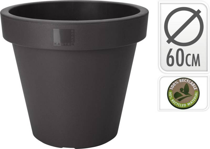 gruenwaren jakubik Übertopf Pflanzkübel E&K rund Ø 60 cm von gruenwaren jakubik