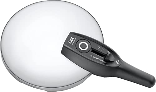 gs1 data protected company 4004633000006 Silit Sicomatic classic Ersatzdeckel für Schnellkochtopf 2,5l, 18 cm, Kunststoffgriff, 3 Kochstufen, Einhand-Kochstufenregler, Schwarz von gs1 data protected company 4004633000006