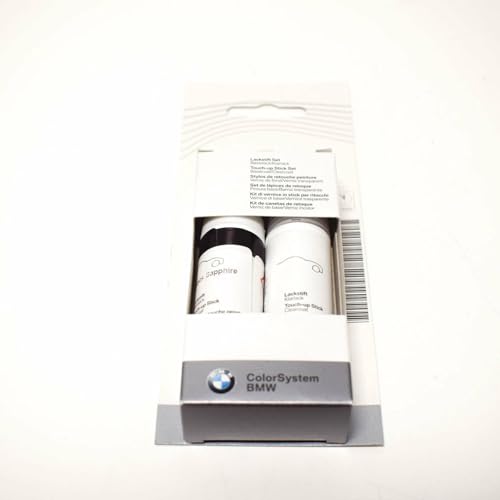 Passend für BMW Lackstift-Set 475 Schwarz Saphir Metallic 51910302045 von gtvtrading