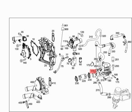 Passend für MB C-Klasse W204 Wasserauslassanschluss A6512006000 Passend für MB C-Klasse W204 Wasserauslassanschluss A6512006000 von gtvtrading