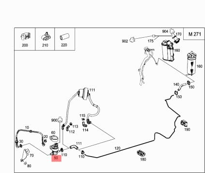 Passend für MB SL R129 Kurbelgehäuse-Entlüftungsventil A0004708793 3,2 Benzin 162 kW Passend für MB SL R129 Kurbelgehäuse-Entlüftungsventil A0004708793 3,2 Benzin 162 kW von gtvtrading