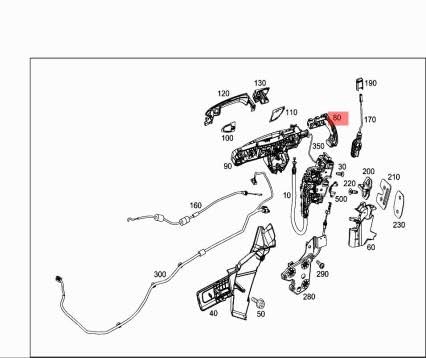 Passend für MB SL R231 Türschloss und Lagerhalterung vorne rechts A2317230214 Passend für MB SL R231 Türschloss und Lagerhalterung vorne rechts A2317230214 von gtvtrading