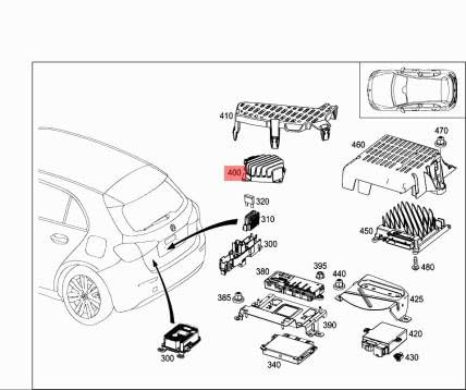Passend für MERCEDES-BENZ A W177 HiFi-System-Verstärker A1779050403 von gtvtrading