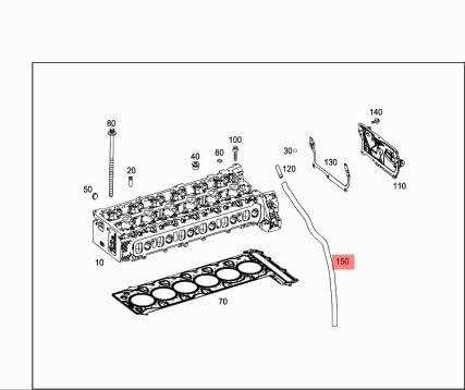 Passend für MERCEDES-BENZ A W177 Motorentlüftungsschlauch A6540161900 Passend für MERCEDES-BENZ A W177 Motorentlüftungsschlauch A6540161900 von gtvtrading
