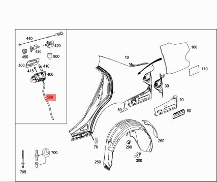 Passend für MERCEDES-BENZ C Coupe C205 Tankeinfüllöffnung Ablaufschlauch A2046391494 Passend für MERCEDES-BENZ C Coupe C205 Tankeinfüllöffnung Ablaufschlauch A2046391494 von gtvtrading