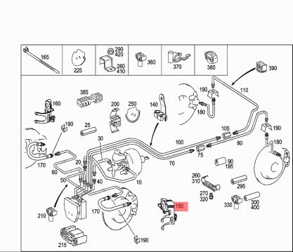 Passend für MERCEDES-BENZ C W203 Bremsschlauchhalterung hinten links A2034210194 Passend für MERCEDES-BENZ C W203 Bremsschlauchhalterung hinten links A2034210194 von gtvtrading