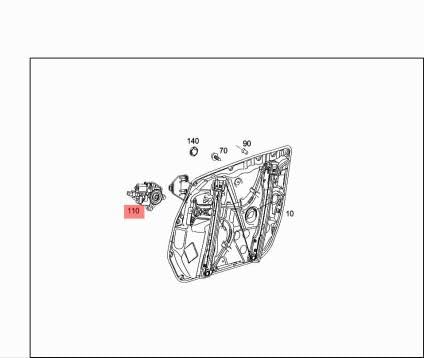 Passend für MERCEDES-BENZ C W205 Fensterhebermotor vorne links A2139069901 von gtvtrading