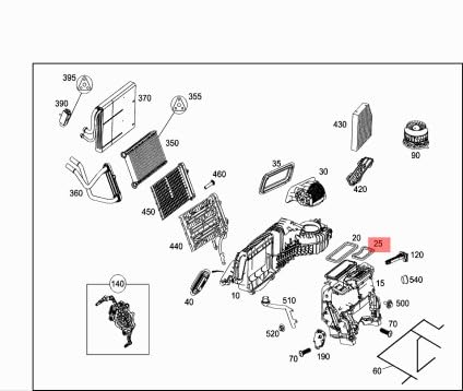 Passend für MERCEDES-BENZ CLS C257 Verteiler-Luftkanaldichtung A2058301703 Passend für MERCEDES-BENZ CLS C257 Verteiler-Luftkanaldichtung A2058301703 von gtvtrading
