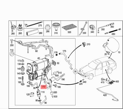 Passend für MERCEDES-BENZ E-KLASSE W211 Magnetventil für Luftfederung A2113200158 Passend für MERCEDES-BENZ E-KLASSE W211 Magnetventil für Luftfederung A2113200158 von gtvtrading