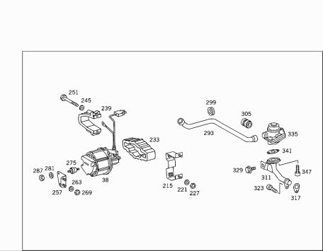 Passend für MERCEDES-BENZ E W210 Absperrventil zum Rückschlagventilschlauch A1041411283 von gtvtrading