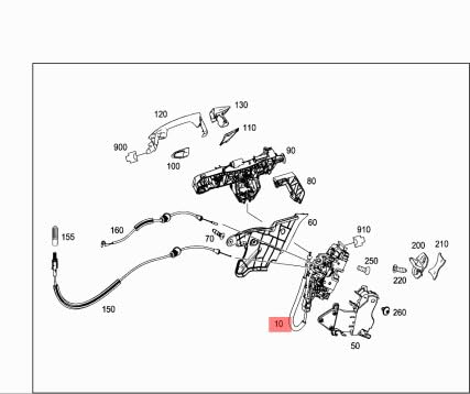 Passend für MERCEDES-BENZ E W212 Türschloss hinten rechts A2047304435 Passend für MERCEDES-BENZ E W212 Türschloss hinten rechts A2047304435 von gtvtrading