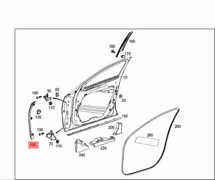 Passend für MERCEDES-BENZ E W213 Türdichtung vorne links A2137205902 Passend für MERCEDES-BENZ E W213 Türdichtung vorne links A2137205902 von gtvtrading