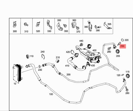 Passend für MERCEDES-BENZ GLC X253 Luftbegrenzer für rechte Rücklaufleitung A2212790000 Passend für MERCEDES-BENZ GLC X253 Luftbegrenzer für rechte Rücklaufleitung A2212790000 von gtvtrading
