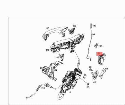 Passend für MERCEDES-BENZ GLC X253 Türlagerhalterung hinten links A2537330114 Passend für MERCEDES-BENZ GLC X253 Türlagerhalterung hinten links A2537330114 von gtvtrading