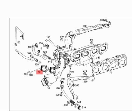 Passend für MERCEDES-BENZ GLC X253 Turbolader-Magnetventil A0001531859 von gtvtrading