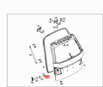 Passend für MERCEDES-BENZ GLE W167 Türstopper hinten A2127600229 Passend für MERCEDES-BENZ GLE W167 Türstopper hinten A2127600229 von gtvtrading