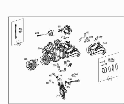 Passend für MERCEDES-BENZ GLE W167 Turbinenhalter-Unterstützung A6540960045 Passend für MERCEDES-BENZ GLE W167 Turbinenhalter-Unterstützung A6540960045 von gtvtrading