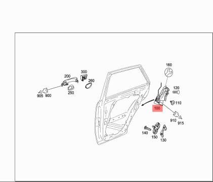Passend für MERCEDES-BENZ ML W164 Türschloss hinten rechts A1647302635 Passend für MERCEDES-BENZ ML W164 Türschloss hinten rechts A1647302635 von gtvtrading