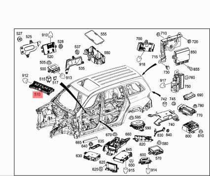 Passend für MERCEDES-BENZ ML W166 Relaiseinheit unten Rücksitz rechts A1669063901 Passend für MERCEDES-BENZ ML W166 Relaiseinheit unten Rücksitz rechts A1669063901 von gtvtrading