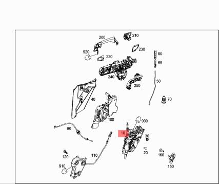Passend für MERCEDES-BENZ ML W166 Türschloss hinten links A0997301101 Passend für MERCEDES-BENZ ML W166 Türschloss hinten links A0997301101 von gtvtrading