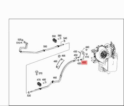 Passend für MERCEDES-BENZ R W251 Kältemittelleitung A2518303515 von gtvtrading