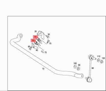 Passend für MERCEDES-BENZ R W251 Vorderes Drehstab-Elastomerlager A2513230585 Passend für MERCEDES-BENZ R W251 Vorderes Drehstab-Elastomerlager A2513230585 von gtvtrading