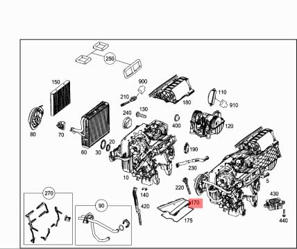 Passend für MERCEDES-BENZ S W222 Gehäuseabdeckung für Klimaanlage, A2228308704 Passend für MERCEDES-BENZ S W222 Gehäuseabdeckung für Klimaanlage, A2228308704 von gtvtrading