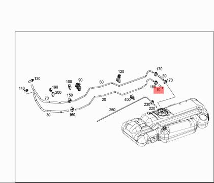 Passend für MERCEDES-BENZ SLK R172 Kraftstoffschlauch an der Zuleitung A1724760126 Passend für MERCEDES-BENZ SLK R172 Kraftstoffschlauch an der Zuleitung A1724760126 von gtvtrading