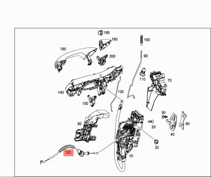 gtvtrading Passend für MERCEDES-BENZ C W205 Fensterheber-Kabel vorne links A2057600104 gtvtrading Passend für MERCEDES-BENZ C W205 Fensterheber-Kabel vorne links A2057600104 von gtvtrading