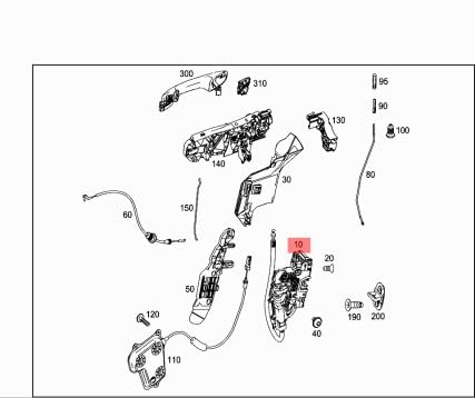 gtvtrading Passend für MERCEDES-BENZ GLE W167 Türschloss vorne links Rechtslenker A0997200301 gtvtrading Passend für MERCEDES-BENZ GLE W167 Türschloss vorne links Rechtslenker A0997200301 von gtvtrading