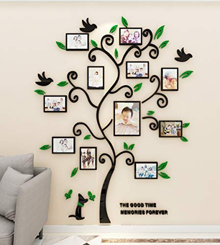 Wandaufkleber Baum Wandtattoo 3D DIY Familie Bilderrahmen Foto Sticker Familie Wandbilder Wandkunst für Hause Wohnzimmer Schlafzimmer Wandaufkleber Baum Wandtattoo 3D DIY Familie Bilderrahmen Foto Sticker Familie Wandbilder Wandkunst für Hause Wohnzimmer Schlafzimmer von guangmu