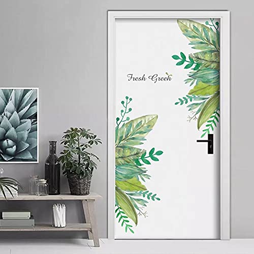 Wandtattoo Tropische Pflanzen Abnehmbare Wasserdicht Blätter Garten Grün WandSticker DIY Topfpflanze Gräser Wanddeko Für Kinderzimmer Wohnzimmer Schlafzimmer Flur Sofa Hintergrund Wandbilder von guangmu