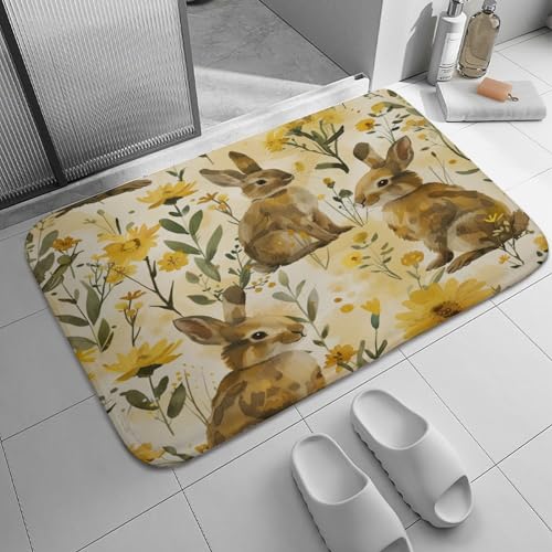 Fußmatte Blumen Osterhase Kranz Kreuz Ostern Frühling Türmatte Weiche Duschvorleger rutschfest Badezimmerteppich Für Schlafzimmer Toilette Wohnzimmer 40x60cm Fußmatte Blumen Osterhase Kranz Kreuz Ostern Frühling Türmatte Weiche Duschvorleger rutschfest Badezimmerteppich Für Schlafzimmer Toilette Wohnzimmer 40x60cm von guangzhoutongyidianzishangwuzhongxingerenduzi