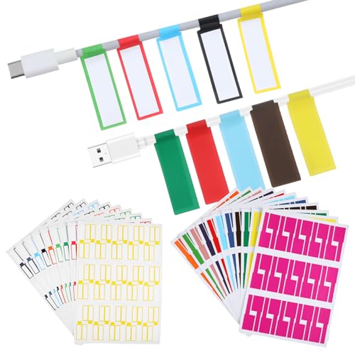 Guduling 600 Stück Kabeletiketten,Kabelbeschriftung Selbstklebend,Kabel Beschriftung,Kabel Label,Wasserdicht Reißfest Kabelkennzeichnung,Klare Trennung der Drähte,Mehrfarbig(Bunte) Guduling 600 Stück Kabeletiketten,Kabelbeschriftung Selbstklebend,Kabel Beschriftung,Kabel Label,Wasserdicht Reißfest Kabelkennzeichnung,Klare Trennung der Drähte,Mehrfarbig(Bunte) von guduling