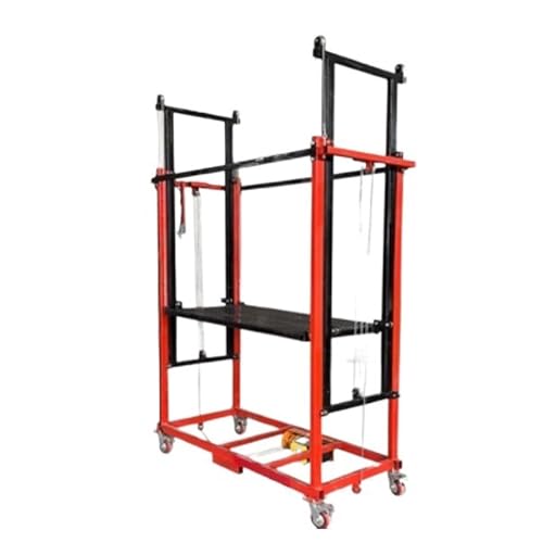 Gerüstplattform Hubtisch, maximale Tragkraft 300 kg, elektrisches Hebegerüst, mobiler, zusammenklappbarer Multifunktionsaufzug Gerüstleiter(2M) von guiling-1986