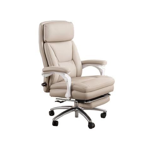 guiling-1986 Bürostuhl Chefsessel Ergonomischer Bürostuhl for den Chef, Premium-Komfort, for Zuhause, Geschäft, Arbeitszimmer, Schlafzimmer Schreibtischstuhl von guiling-1986