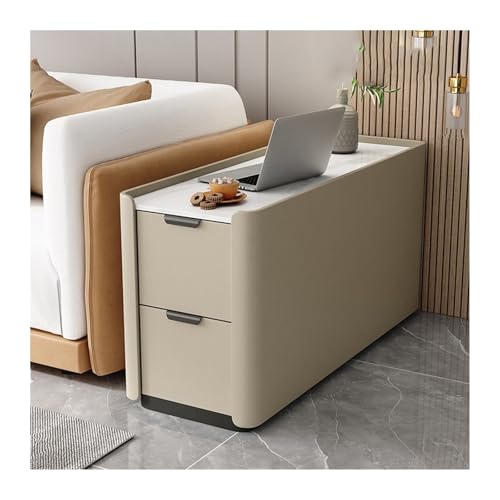 guiling-1986 Buffetschrank mit Stauraum Bodensofa Sideboard Light Luxury Premium Sense Massivholz Superschmaler Kleiner Ordner Seitenschrank Beistelltisch Schrank Lagerschrank(C) von guiling-1986