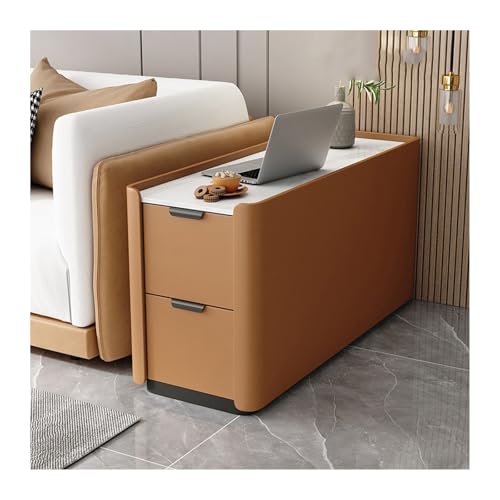 guiling-1986 Buffetschrank mit Stauraum Bodensofa Sideboard Light Luxury Premium Sense Massivholz Superschmaler Kleiner Ordner Seitenschrank Beistelltisch Schrank Lagerschrank(F) von guiling-1986