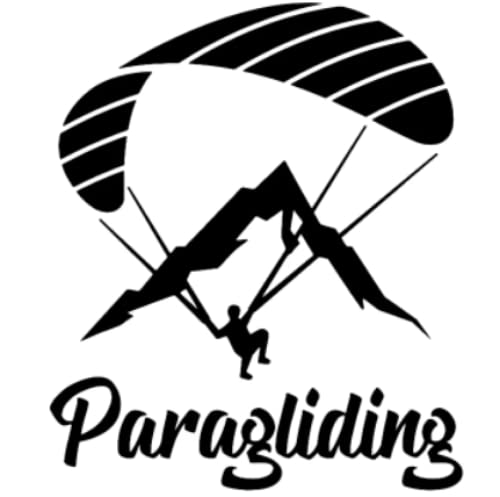 Auto Aufkleber Vinyl Aufkleber Paraglider Paragliding Motorrad Deko Accessoires Creative20x17 Cm von guishun-A